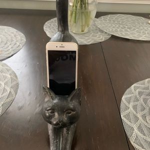 Cute cat cell phone holder